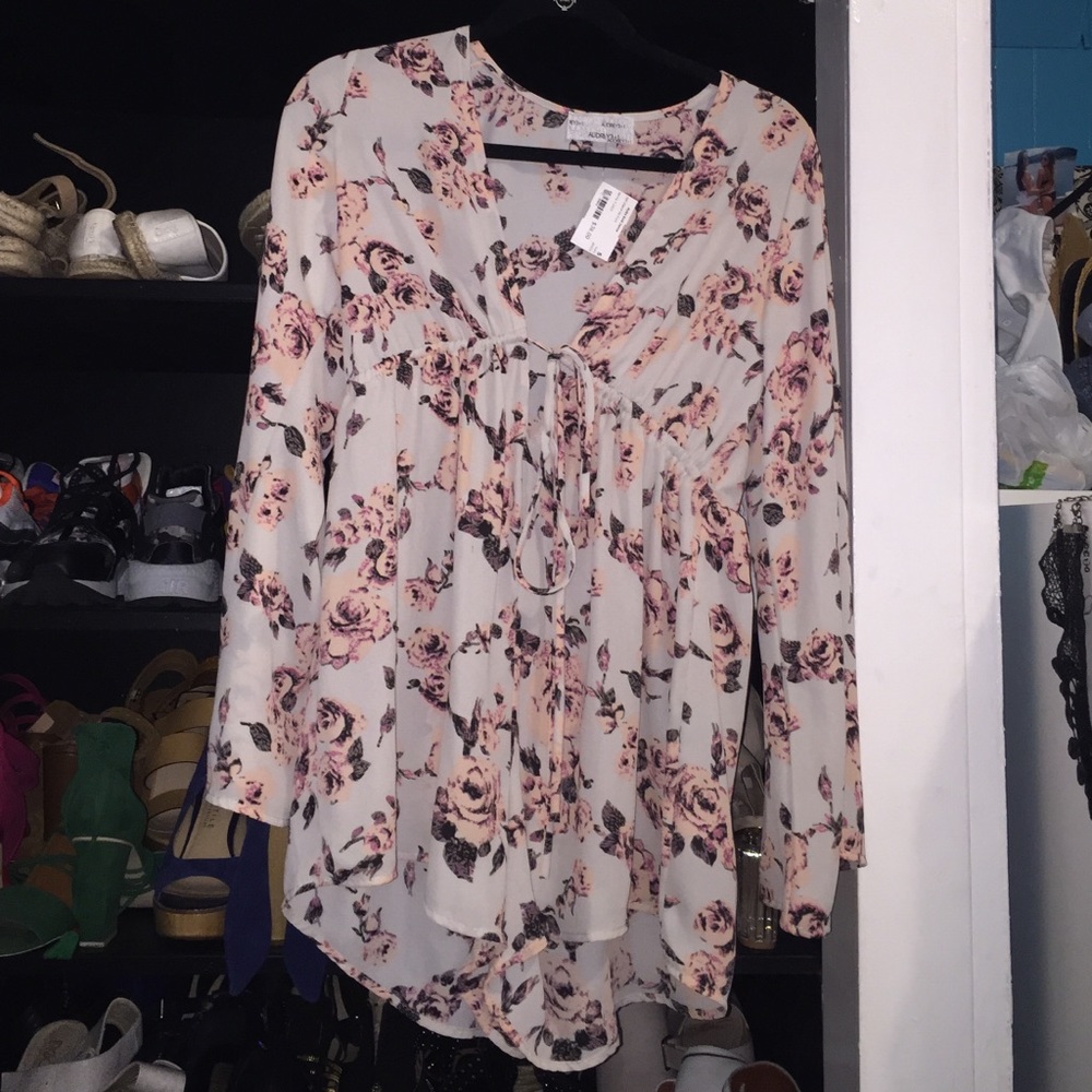 Pink Rose Romper